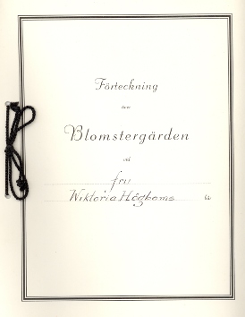 Cover of Lists of Flowers